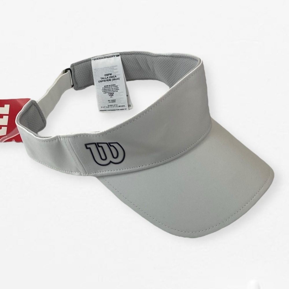 NWT Wilson Ultralight White Golf Sports Visor